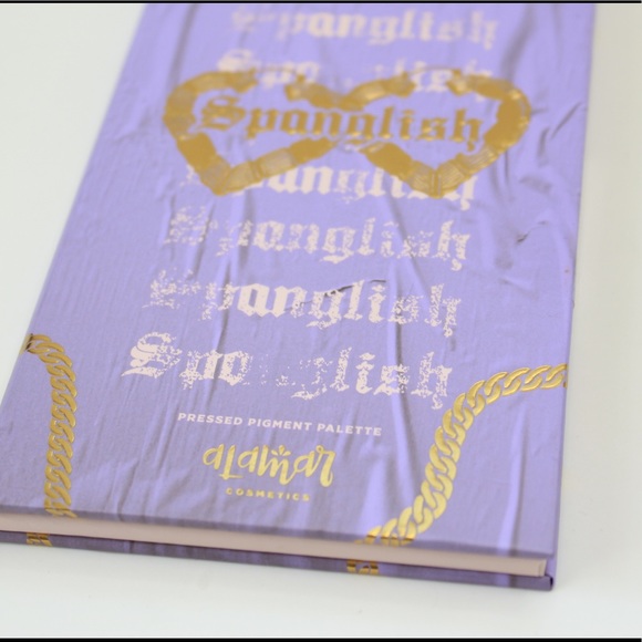 Alamar Cosmetics | 8 Pan Spanglish Pressed Pigment Palette use wet/dry - Picture 4 of 9